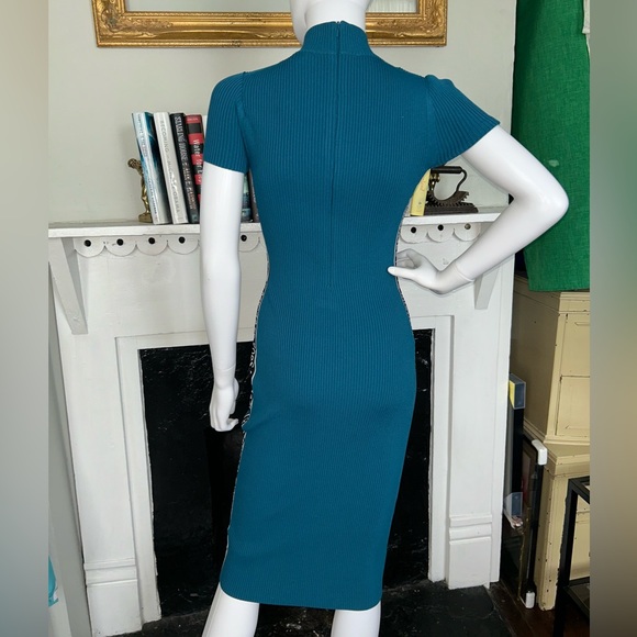 Michael Kors Bodycon Ribbed Tape Dress NWT - Picture 5 of 13